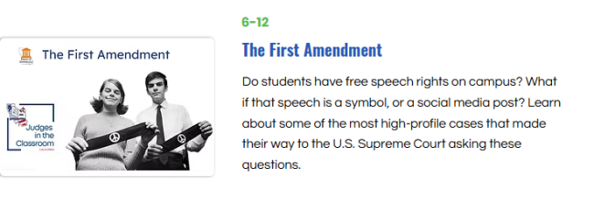 The First Amendment